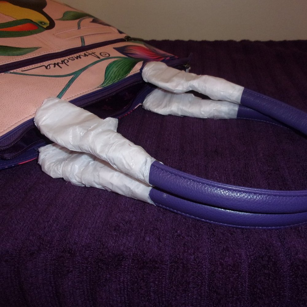 Anushka Triple Comp Tote/Shoulder Bag NWT - Picture 6 of 16